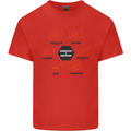 Chemistry is Awesome Alcohol Chocolate Love Kids T-Shirt Childrens Red