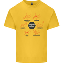 Chemistry is Awesome Alcohol Chocolate Love Kids T-Shirt Childrens Yellow
