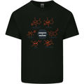 Chemistry is Awesome Alcohol Chocolate Love Mens Cotton T-Shirt Tee Top Black