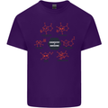 Chemistry is Awesome Alcohol Chocolate Love Mens Cotton T-Shirt Tee Top Purple