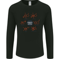 Chemistry is Awesome Alcohol Chocolate Love Mens Long Sleeve T-Shirt Black