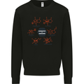 Chemistry is Awesome Alcohol Chocolate Love Mens Sweatshirt Jumper Black