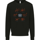 Chemistry is Awesome Alcohol Chocolate Love Mens Sweatshirt Jumper Black