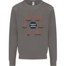 Chemistry is Awesome Alcohol Chocolate Love Mens Sweatshirt Jumper Charcoal