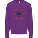 Chemistry is Awesome Alcohol Chocolate Love Mens Sweatshirt Jumper Purple