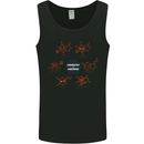 Chemistry is Awesome Alcohol Chocolate Love Mens Vest Tank Top Black