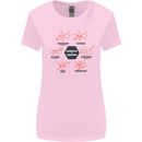 Chemistry is Awesome Alcohol Chocolate Love Womens Wider Cut T-Shirt Light Pink