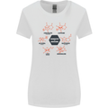 Chemistry is Awesome Alcohol Chocolate Love Womens Wider Cut T-Shirt White