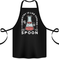 Chemistry is Like Cooking Funny Science Cotton Apron 100% Organic Black