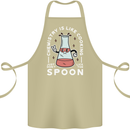 Chemistry is Like Cooking Funny Science Cotton Apron 100% Organic Khaki