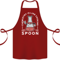Chemistry is Like Cooking Funny Science Cotton Apron 100% Organic Maroon
