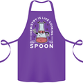 Chemistry is Like Cooking Funny Science Cotton Apron 100% Organic Purple