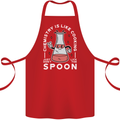 Chemistry is Like Cooking Funny Science Cotton Apron 100% Organic Red