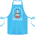 Chemistry is Like Cooking Funny Science Cotton Apron 100% Organic Turquoise