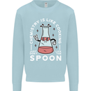 Chemistry is Like Cooking Funny Science Kids Sweatshirt Jumper Light Blue
