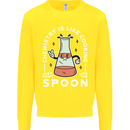 Chemistry is Like Cooking Funny Science Kids Sweatshirt Jumper Yellow