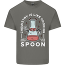 Chemistry is Like Cooking Funny Science Kids T-Shirt Childrens Charcoal