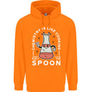 Chemistry is Like Cooking Funny Science Mens 80% Cotton Hoodie Orange