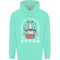 Chemistry is Like Cooking Funny Science Mens 80% Cotton Hoodie Peppermint