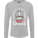 Chemistry is Like Cooking Funny Science Mens Long Sleeve T-Shirt Sports Grey