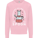 Chemistry is Like Cooking Funny Science Mens Sweatshirt Jumper Light Pink