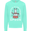 Chemistry is Like Cooking Funny Science Mens Sweatshirt Jumper Peppermint