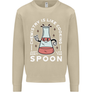 Chemistry is Like Cooking Funny Science Mens Sweatshirt Jumper Sand