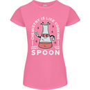 Chemistry is Like Cooking Funny Science Womens Petite Cut T-Shirt Azalea