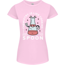 Chemistry is Like Cooking Funny Science Womens Petite Cut T-Shirt Light Pink
