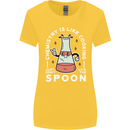 Chemistry is Like Cooking Funny Science Womens Wider Cut T-Shirt Yellow