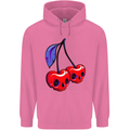 Cherry Skulls Mens 80% Cotton Hoodie Azelea