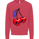 Cherry Skulls Mens Sweatshirt Jumper Heliconia