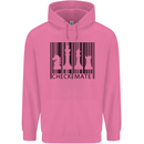 Chess Barcode Player Childrens Kids Hoodie Azalea