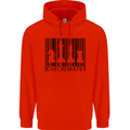 Chess Barcode Player Childrens Kids Hoodie Bright Red