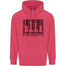 Chess Barcode Player Childrens Kids Hoodie Heliconia