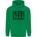 Chess Barcode Player Childrens Kids Hoodie Irish Green