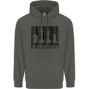 Chess Barcode Player Childrens Kids Hoodie Storm Grey