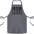 Chess Barcode Player Cotton Apron 100% Organic Steel