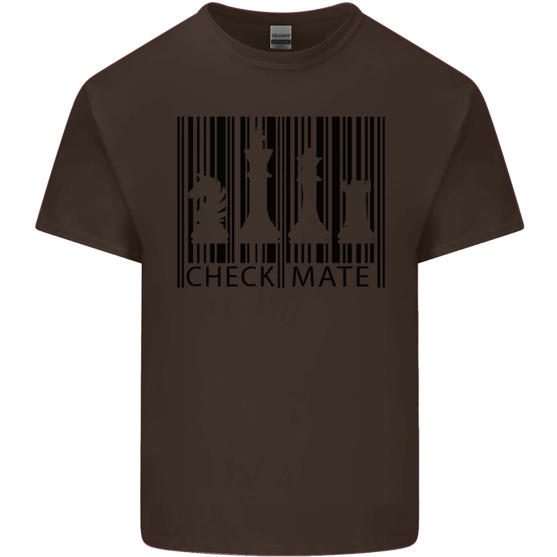 Chess Barcode Player Kids T-Shirt Childrens Chocolate
