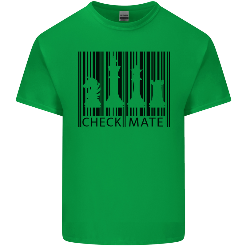 Chess Barcode Player Kids T-Shirt Childrens Irish Green