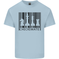 Chess Barcode Player Kids T-Shirt Childrens Light Blue