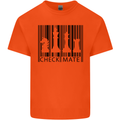 Chess Barcode Player Kids T-Shirt Childrens Orange