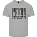 Chess Barcode Player Kids T-Shirt Childrens Sports Grey