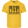 Chess Barcode Player Kids T-Shirt Childrens Yellow