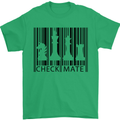 Chess Barcode Player Mens T-Shirt Cotton Gildan Irish Green