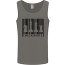 Chess Barcode Player Mens Vest Tank Top Charcoal