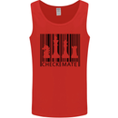 Chess Barcode Player Mens Vest Tank Top Red