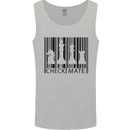 Chess Barcode Player Mens Vest Tank Top Sports Grey