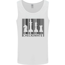Chess Barcode Player Mens Vest Tank Top White
