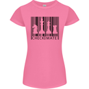 Chess Barcode Player Womens Petite Cut T-Shirt Azalea